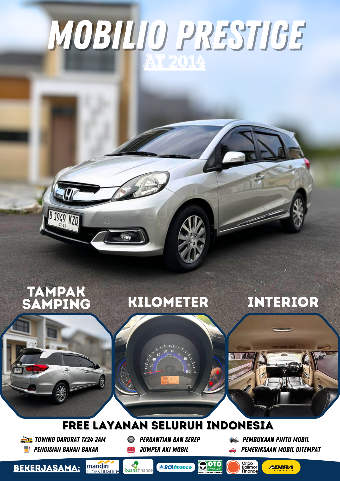 Honda Mobilio Prestige AT